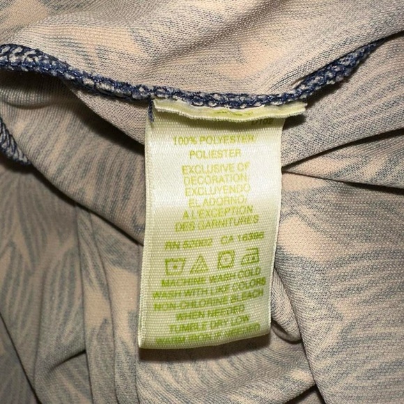 Sigrid Olsen Block Print Midi  Dress - Picture 8 of 8